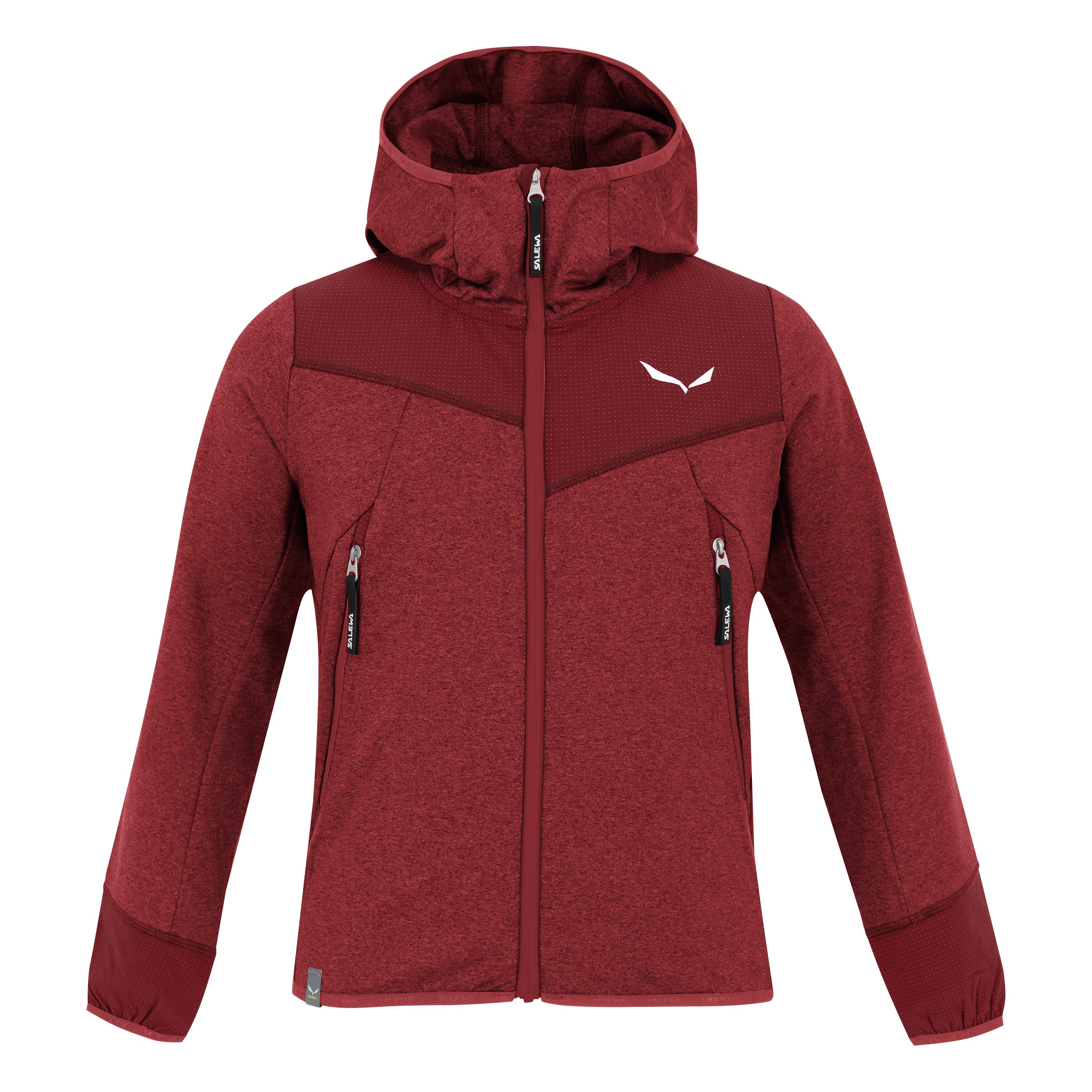 Agner Melange Polarlite Full-Zip-Kinder-Strickjacke