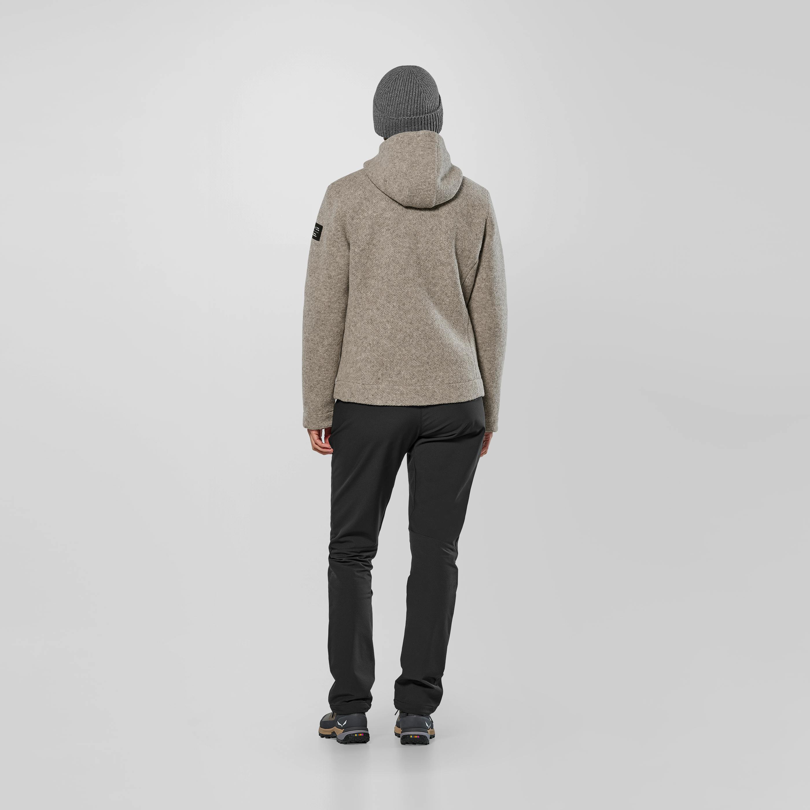 Sarner ungedüngter Woll-Strickjacke für Damen