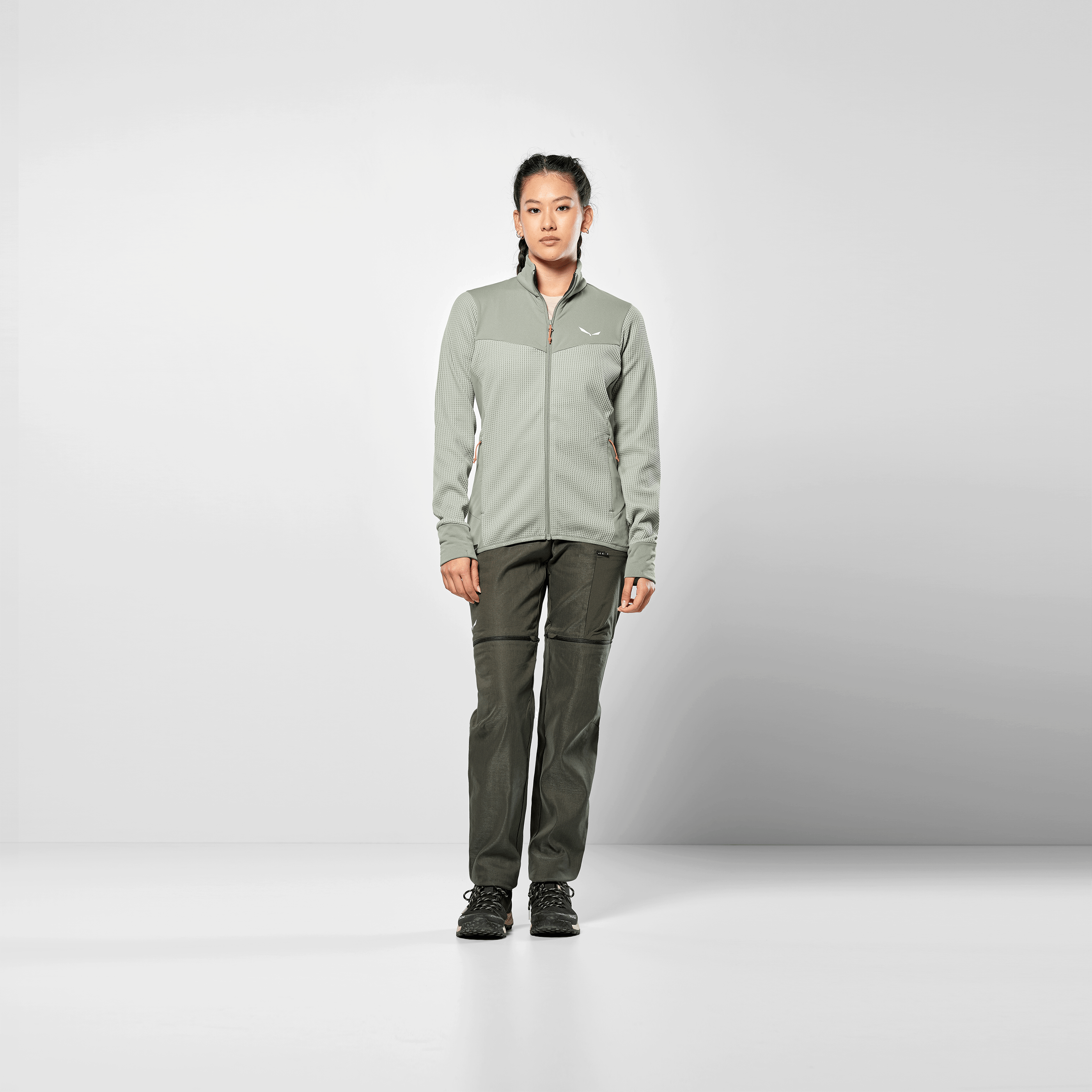 Puez Waffle Hybrid Polarlite Jacke Damen