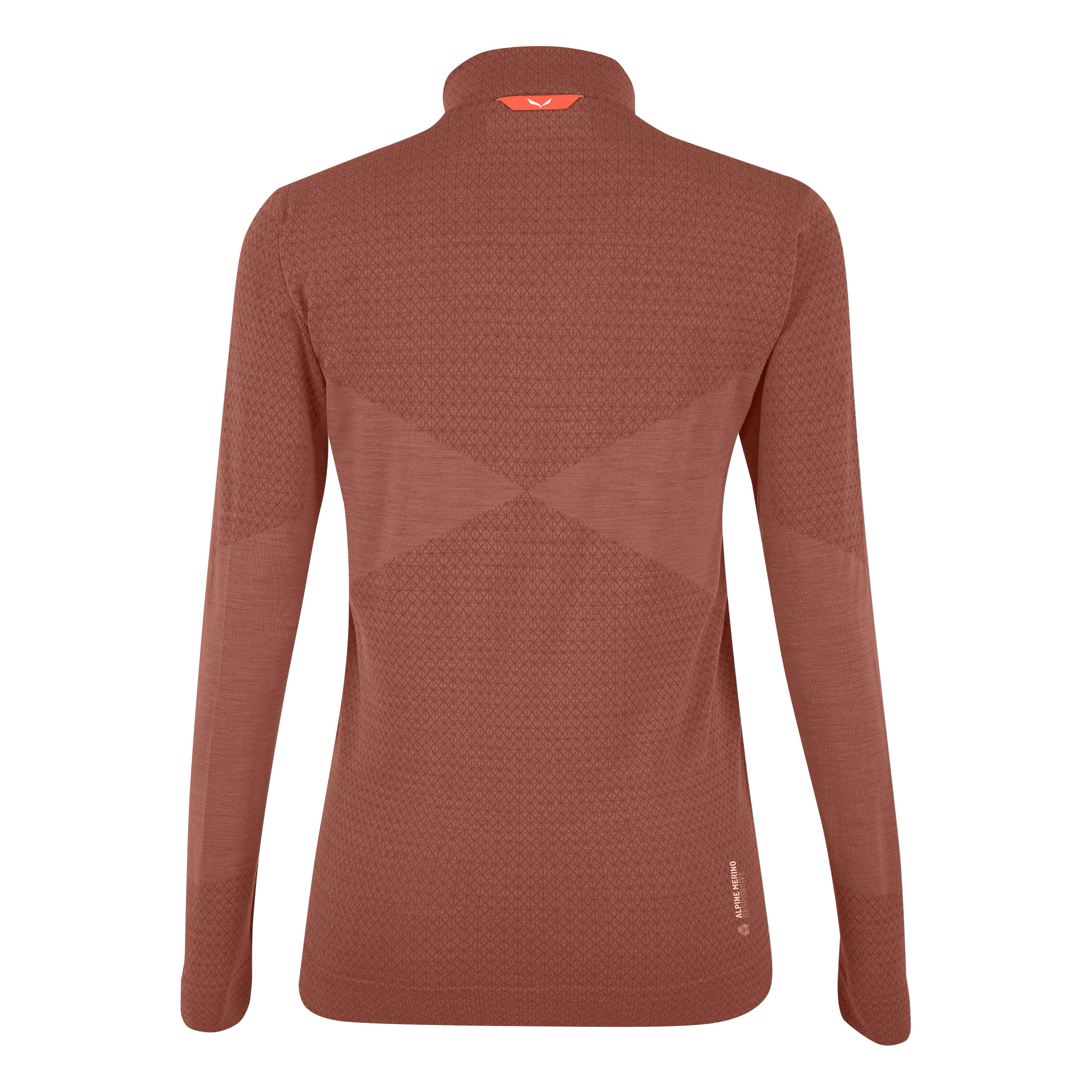 Zebru Reaktionsfähiges Half-Zip-T-Shirt für Frauen
