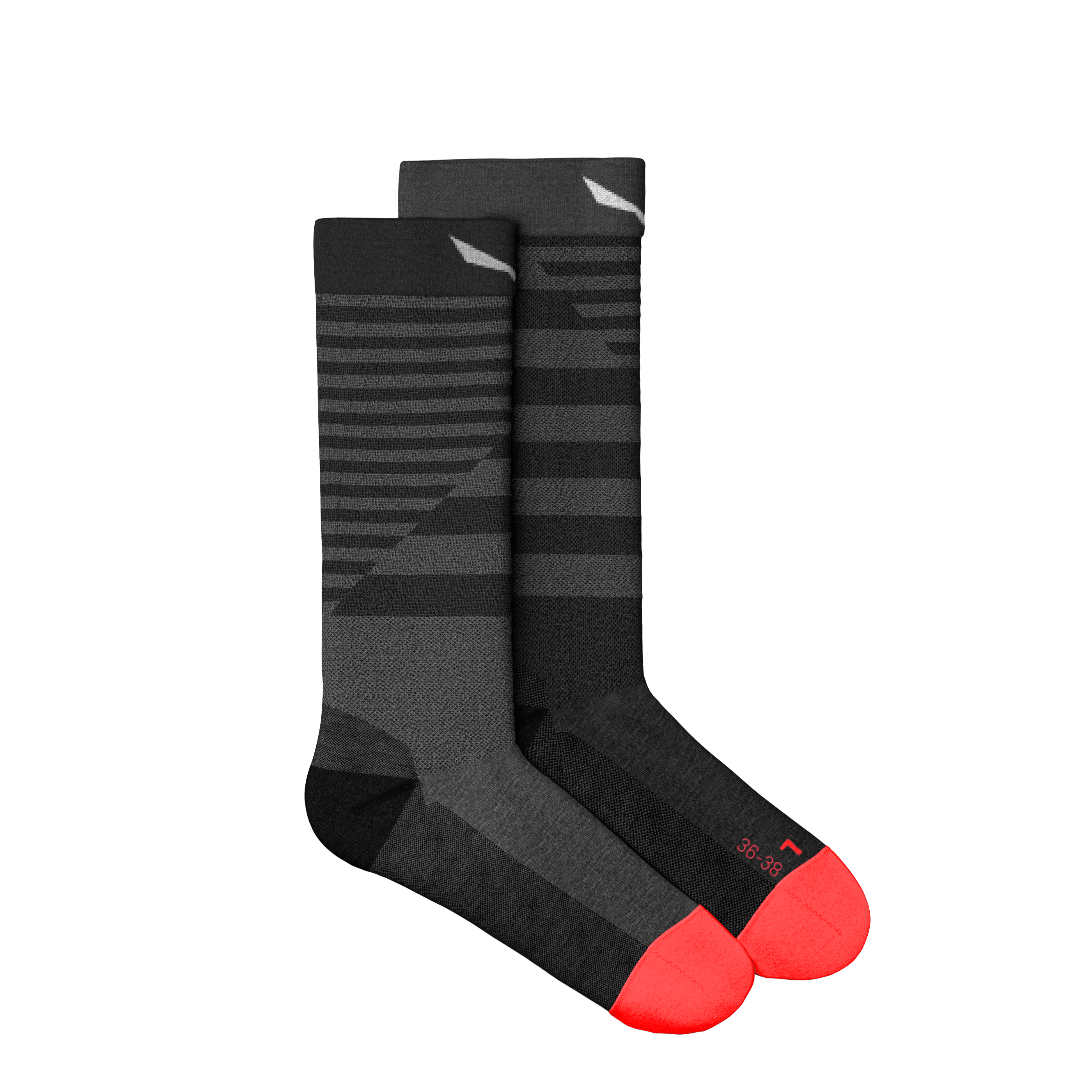 Fanes Hybrid Stripes Merino Crew Sock Damen
