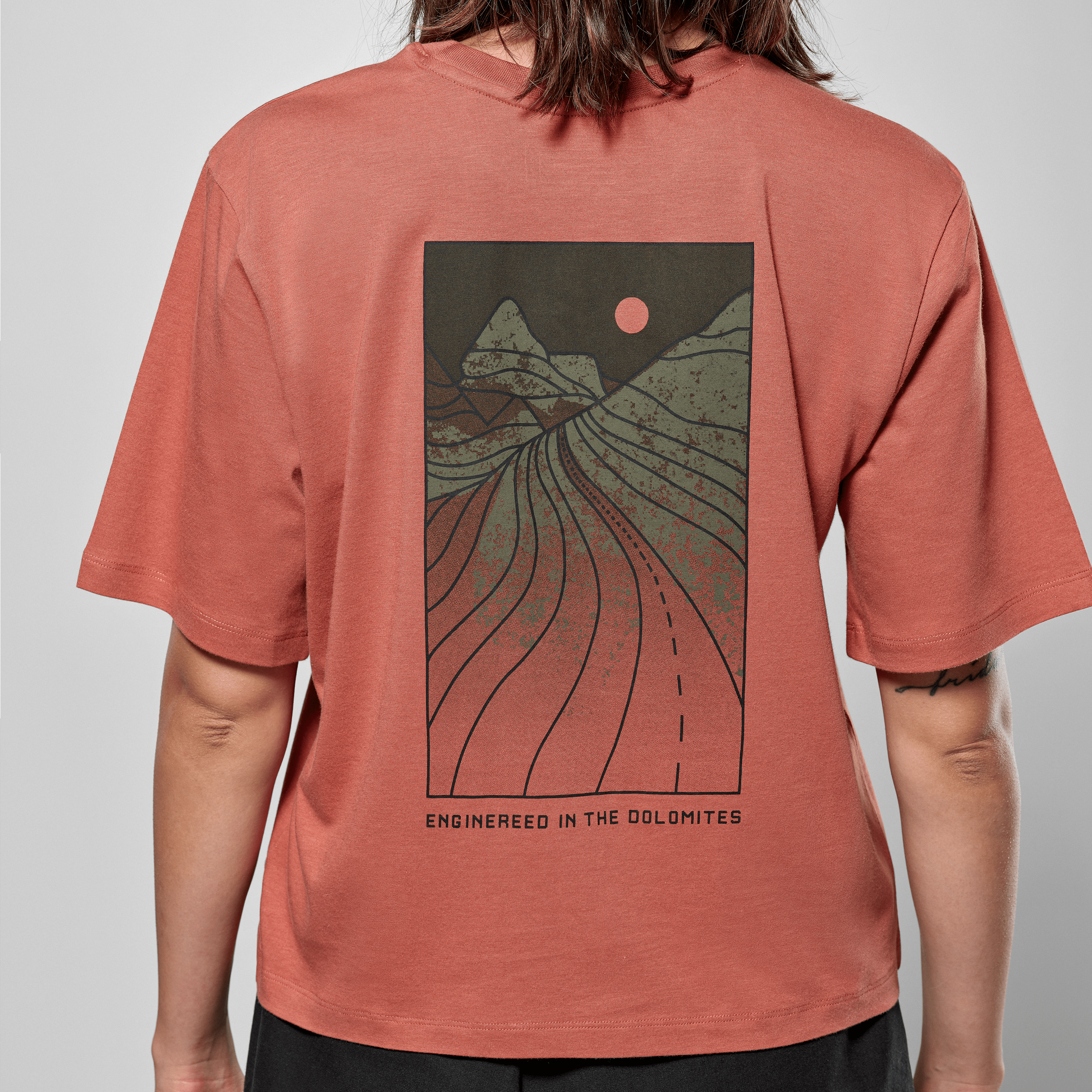Eagle Sunset Loose T-Shirt Damen
