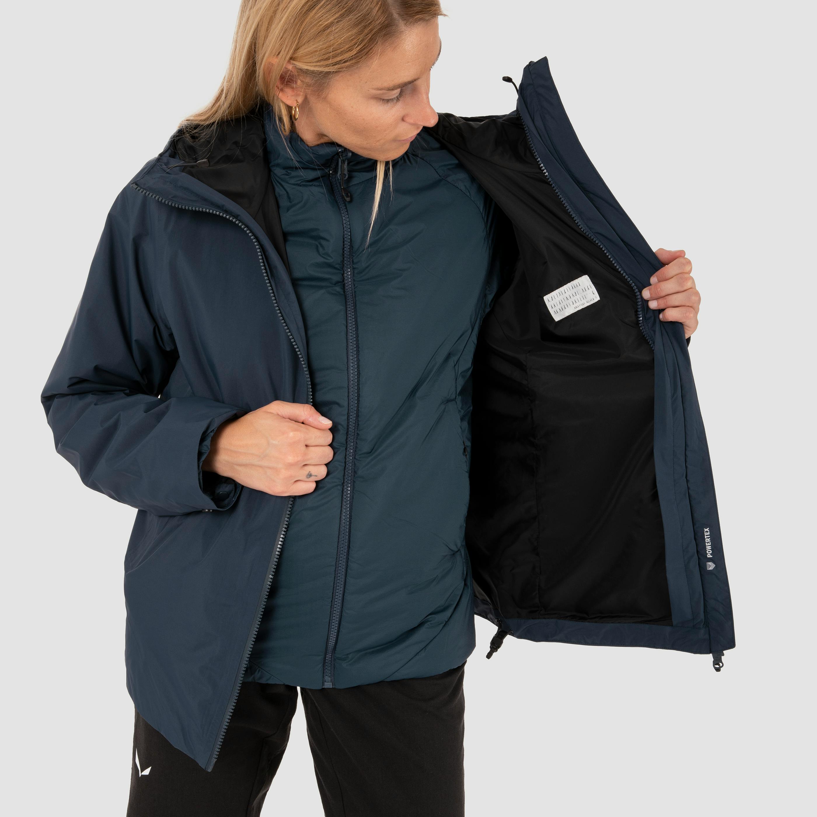 Fanes 2-Lagen-Powertex-2-in-1-Jacke Damen