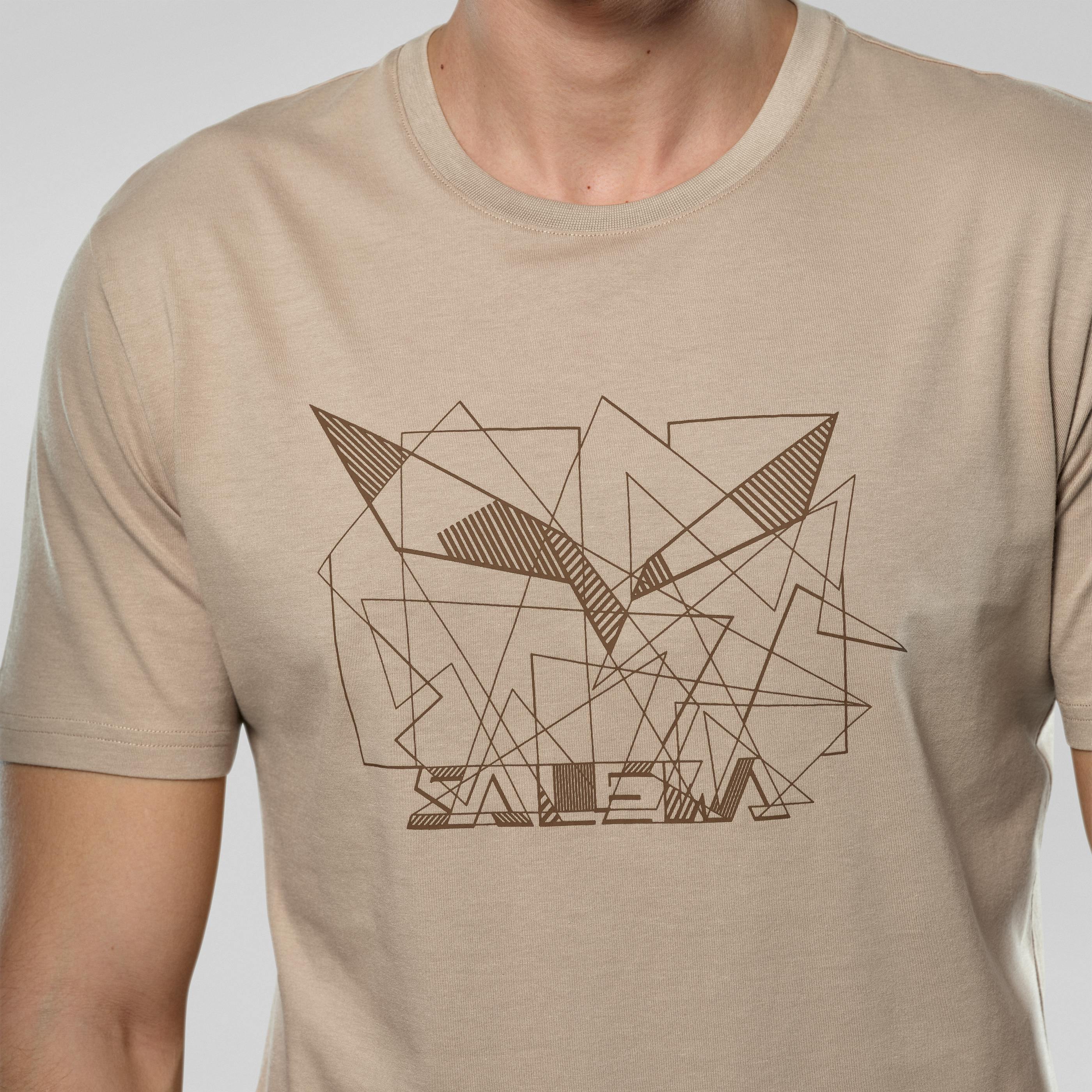 Eagle Geometrisches T-Shirt Herren