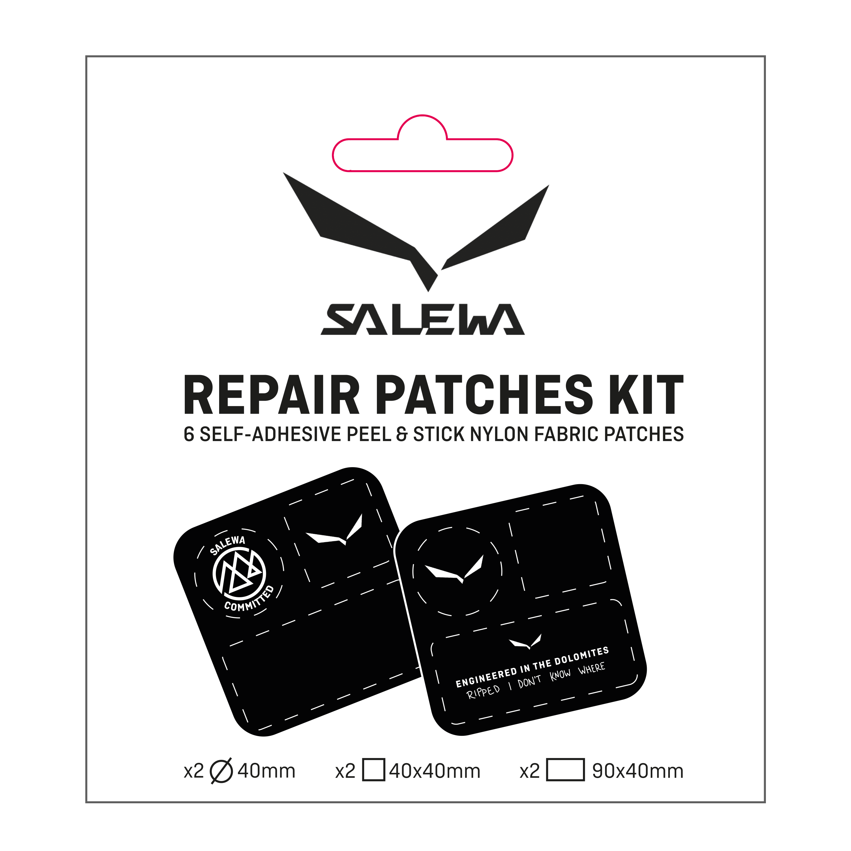 Salewa Reparatur-Patches-Set 2 Stück